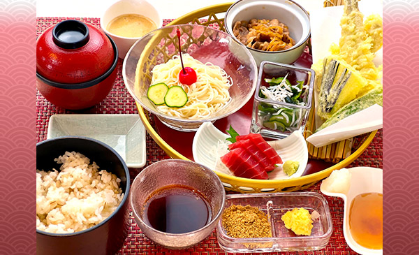 8月のふじおやま御膳